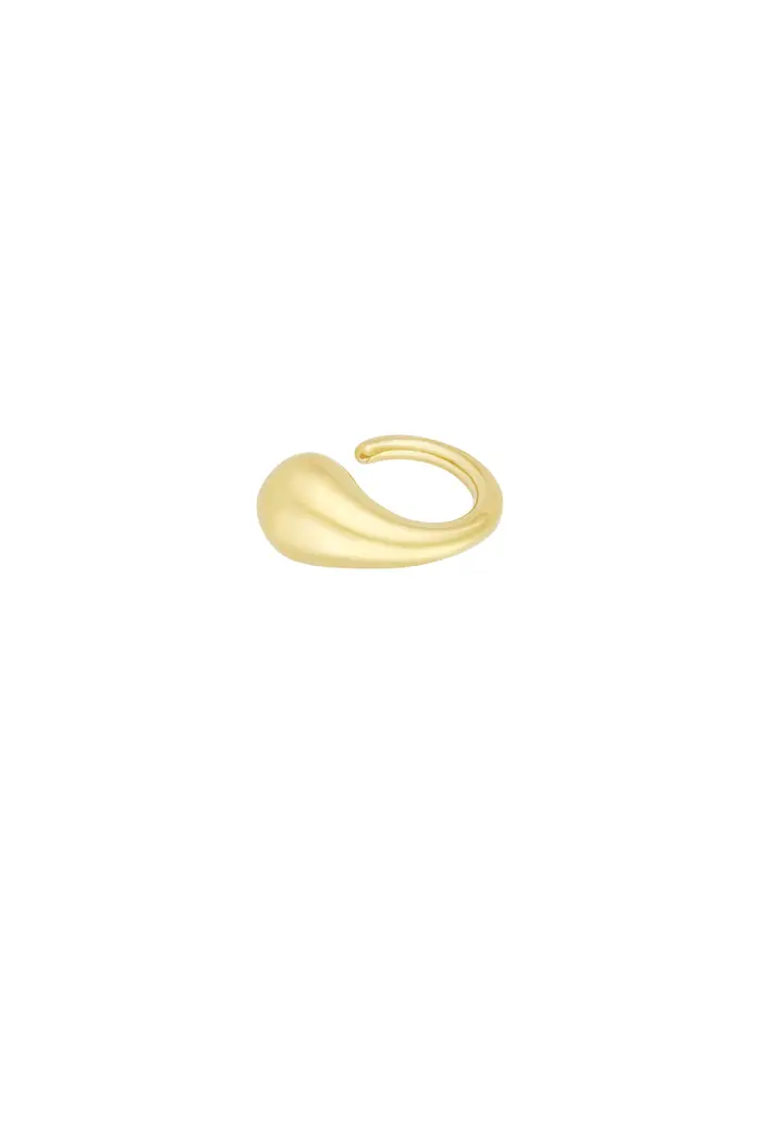 Ring Raindrop Charm Gold