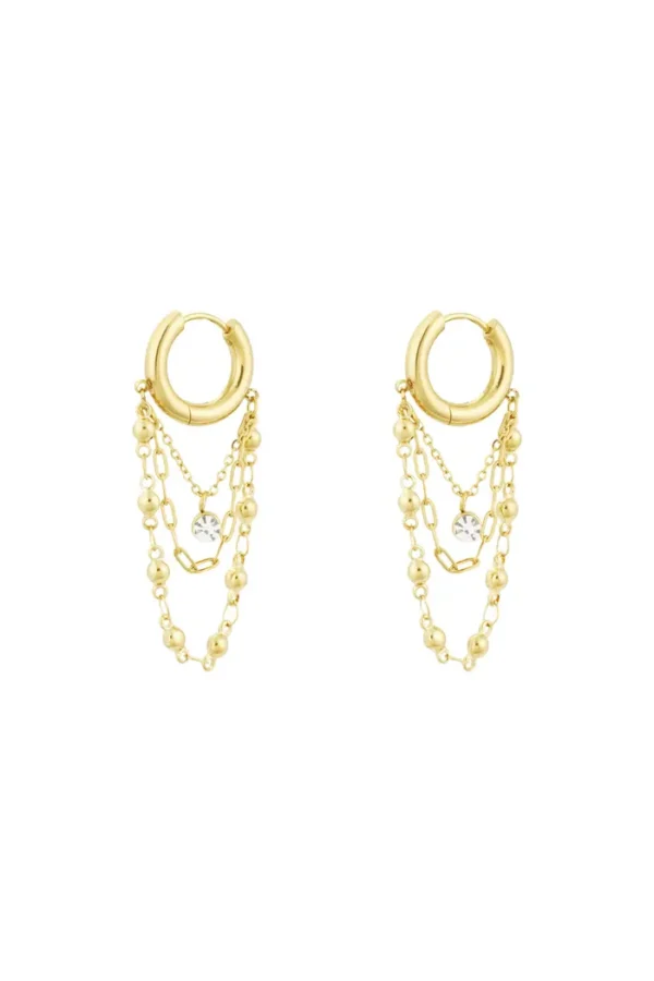 Oorbel Chained Up Gold