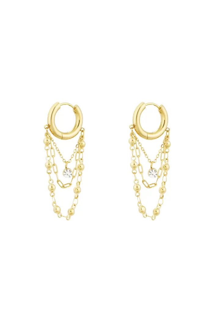 Oorbel Chained Up Gold