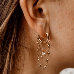 Oorbel Chained Up Gold